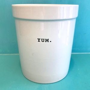 Rae Dunn "yum" small crock